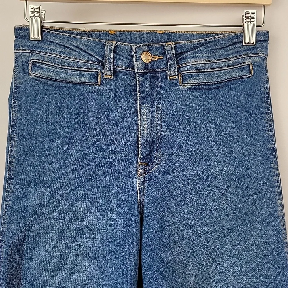 H&M & Denim Jupe Coulotte High Waist Jean Size 27